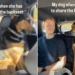 Dog Side-Eyes the Human in Her Backseat Like He’s Sitting in First Class Without a Ticket